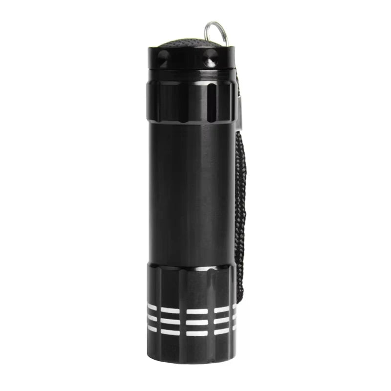 UV Blacklight Flashlight | 9/12 LED 395nm, Pet Urine & Stain Detector, Waterproof Aluminum, Batteries Not Included