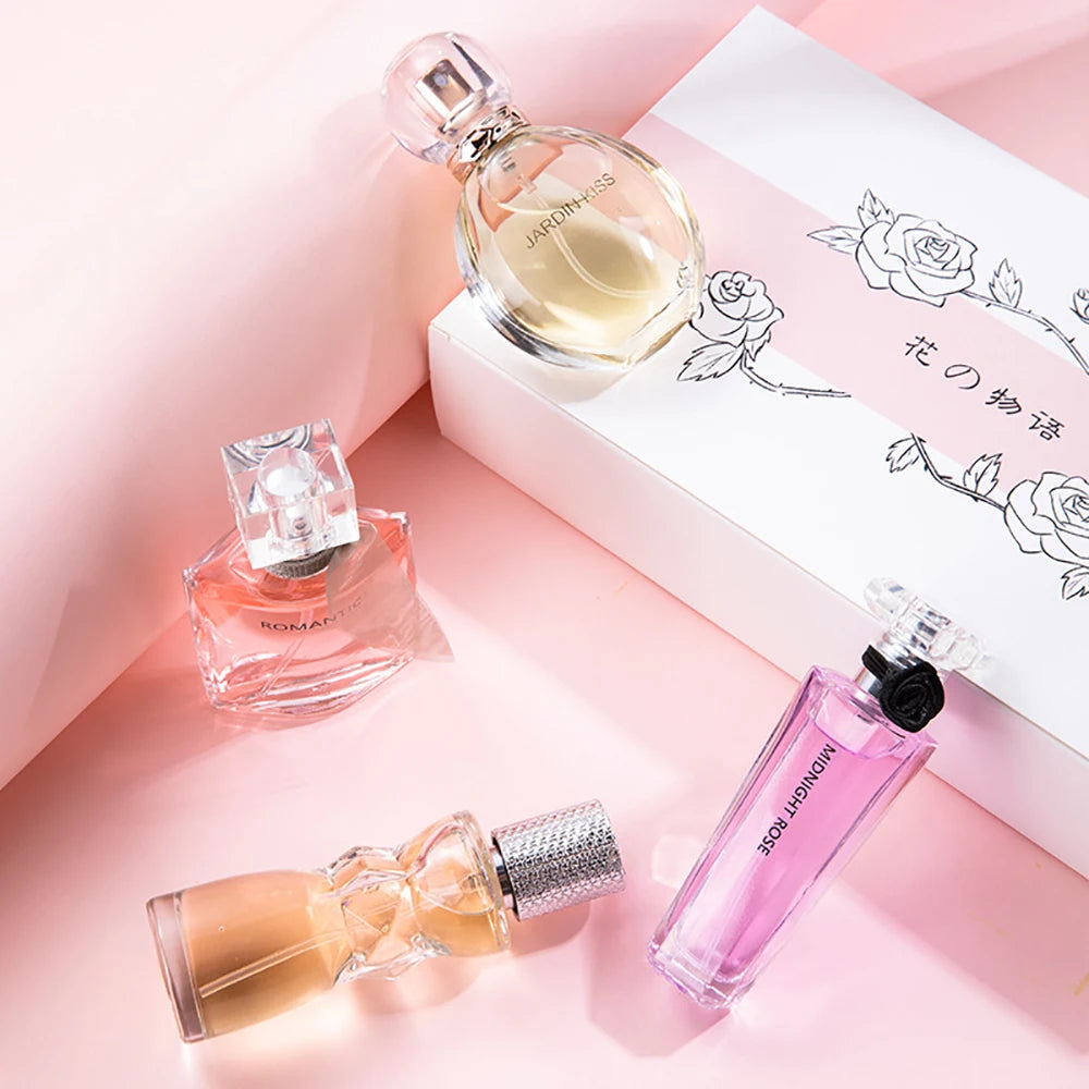 Women’s Floral Pheromone Fragrance Gift Box Set 105ml – 4-Piece Feminine Charm Spray Collection