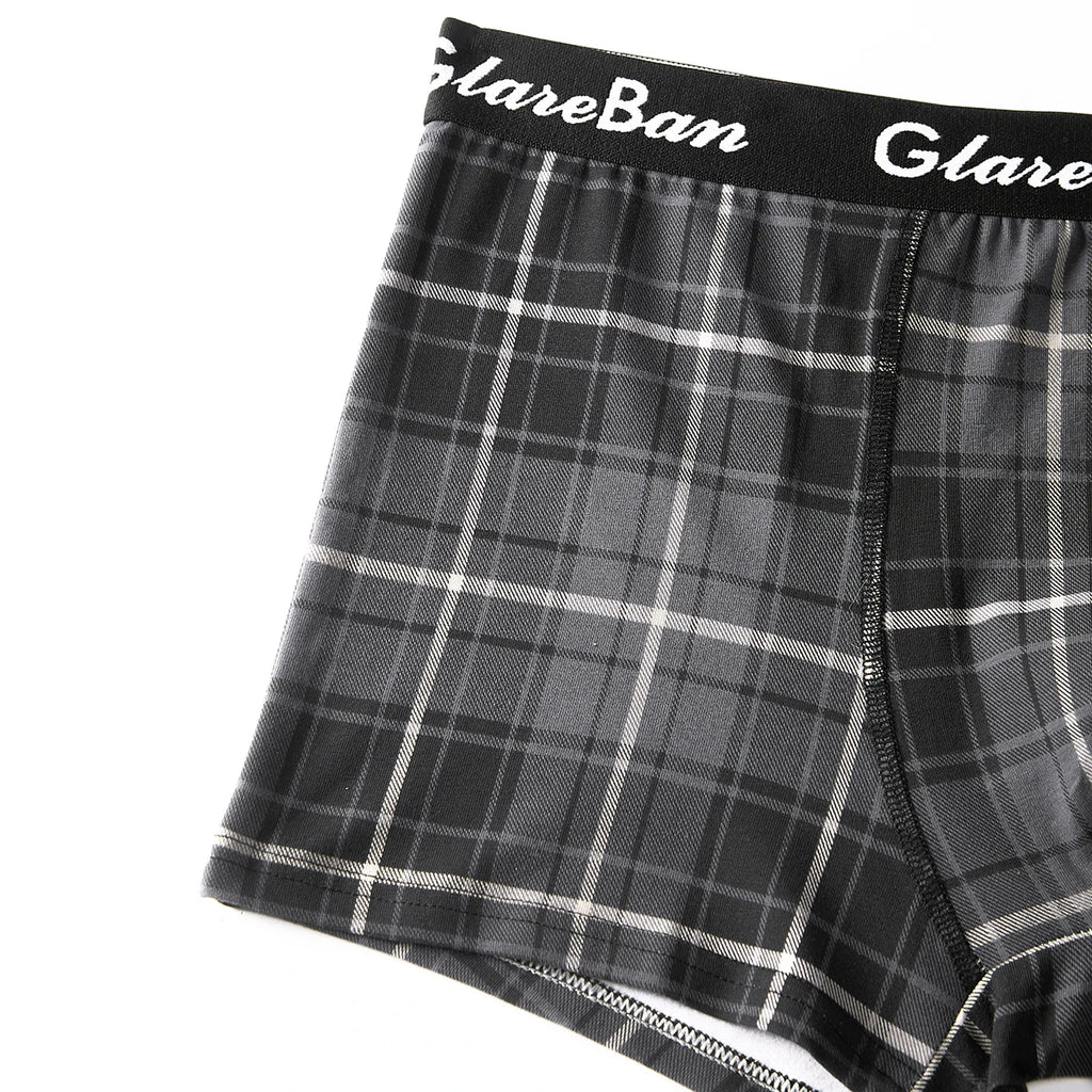 Men's Cotton Stretch Plaid Boxer Shorts, 6-Pack
