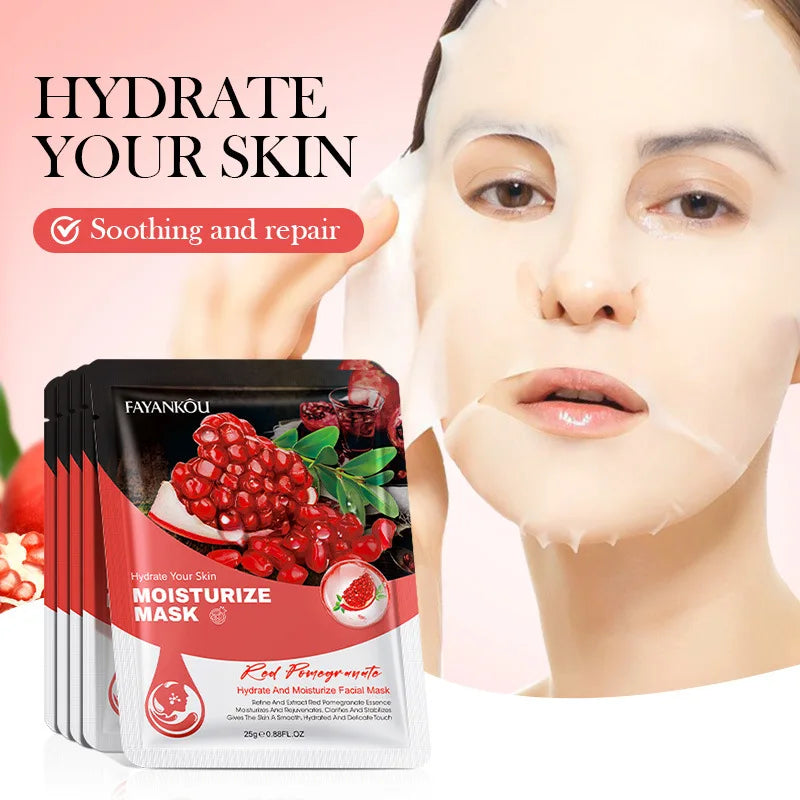 Fruit Facial Sheet Masks — Moisturizing 10 Pack