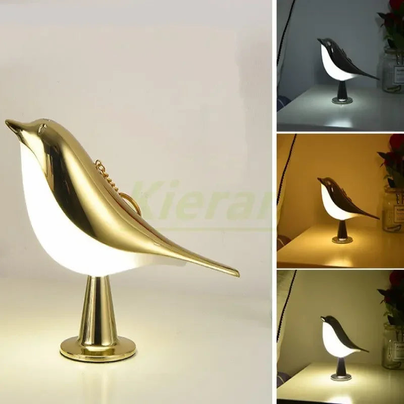 Bird Touch Lamp – Dimmable Tricolor Lighting