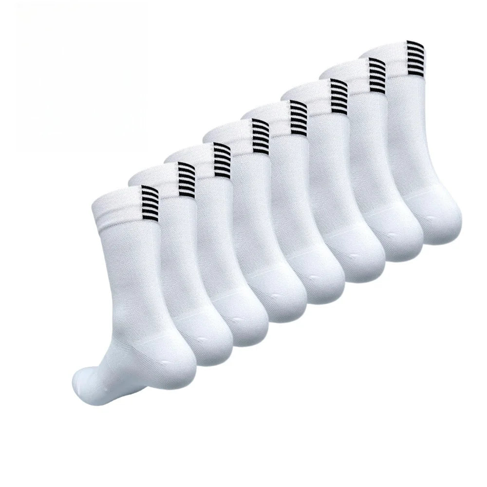 Cycling Socks for Men & Women, 4-Pair Pack