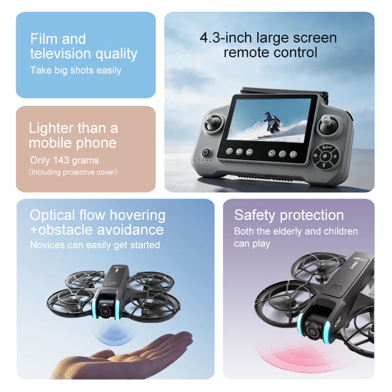 D2 GPS Camera Drone with Screen Remote