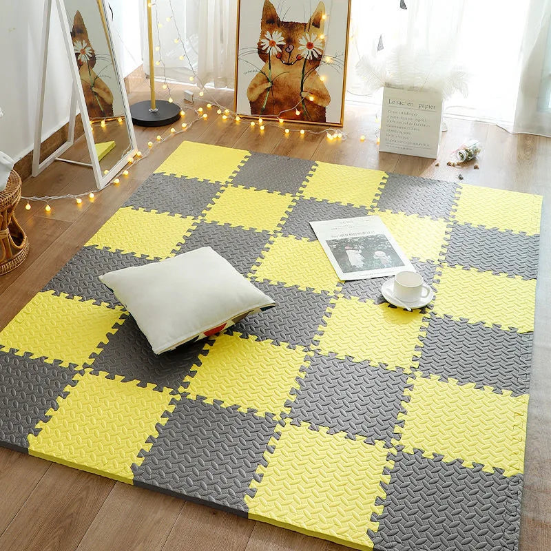 EVA Foam Baby Puzzle Play Mat – 8-16 Piece Kids Floor Carpet & Educational Toy, 30x1cm Tiles