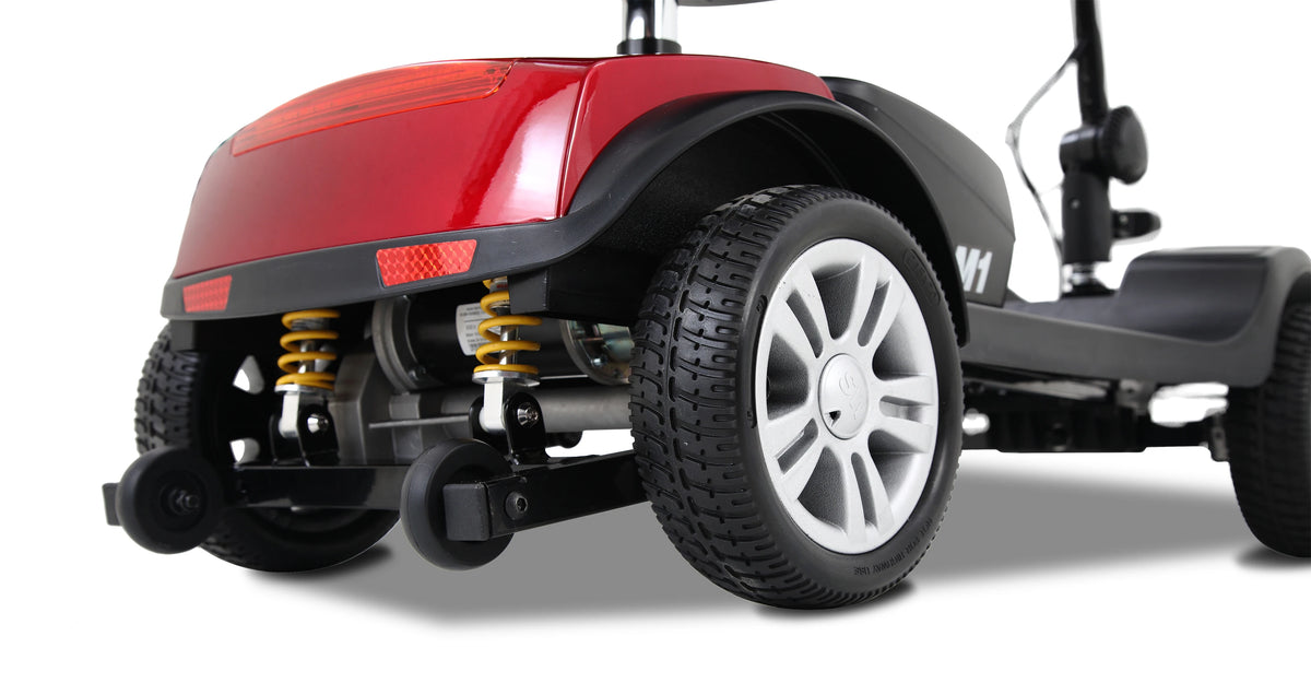 4-Wheel Mobility Scooter for Seniors, Foldable Travel Design