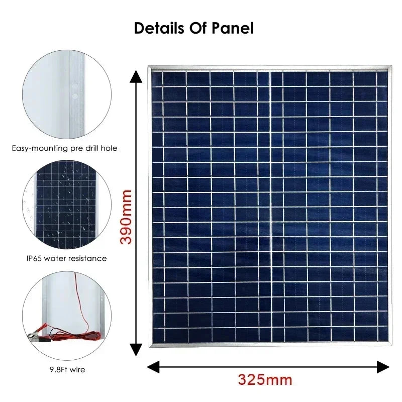 500W–1000W Solar Panel Kit — Complete Off-Grid Solar System for Home, RV & Cabin