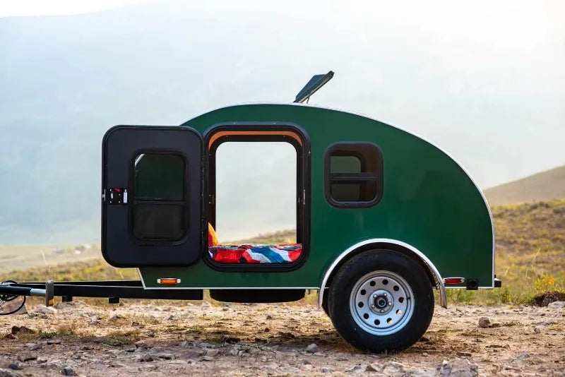 Family Camping Trailer — Large Storage Foldable Utility Cart for RV, Beach & Outdoor