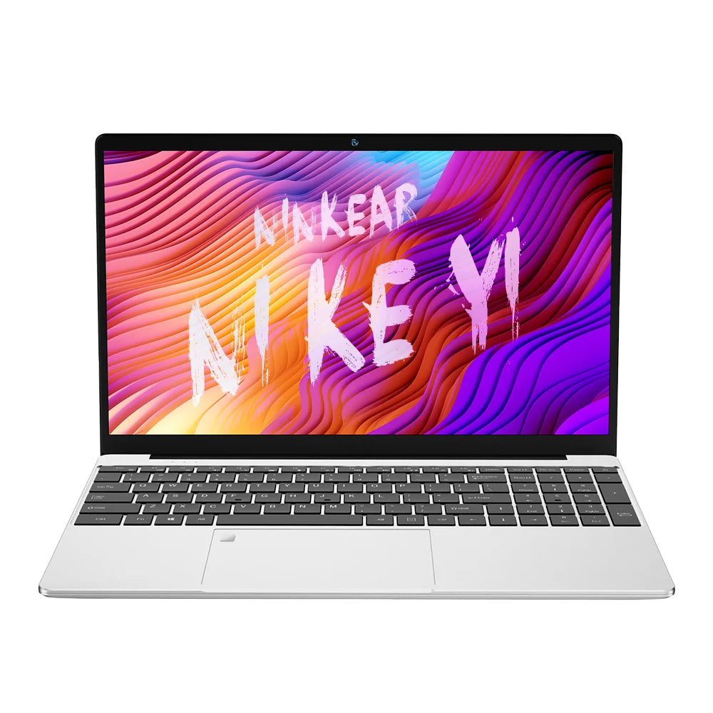 Ninkear A15 Air 15.6" Laptop – AMD Ryzen 3 or Intel N150, Up to 16GB DDR4, 512GB SSD, 180° Hinge, Windows 11
