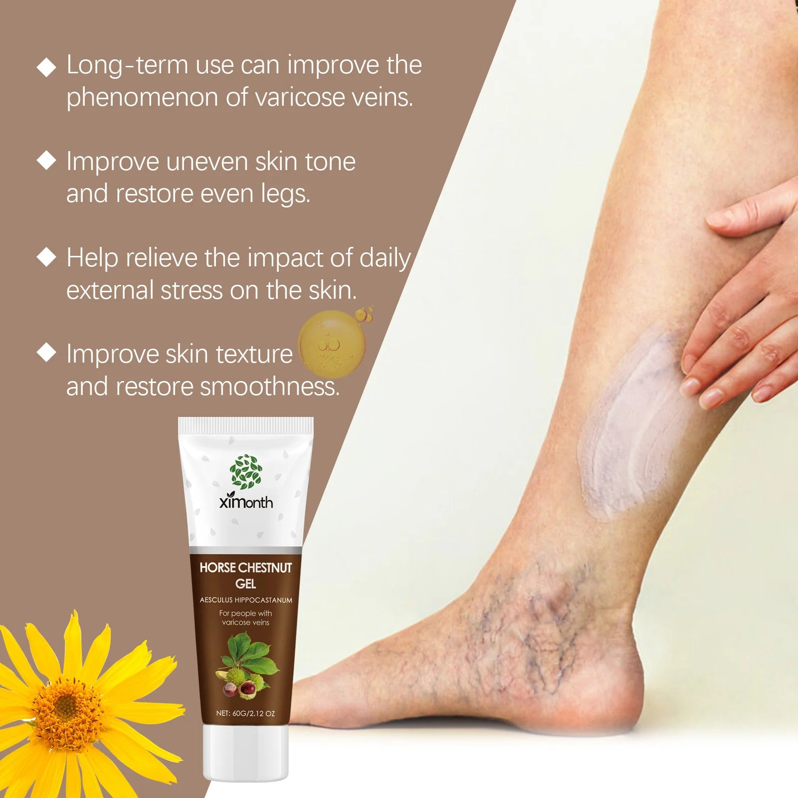Varicose Veins Relief Cream — Soothing Leg Comfort & Skin Care (60g / 120g / 180g)