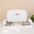 Minimalist Quilted Crossbody Bag – Trendy PU Shoulder Bag & Phone Wallet for Women