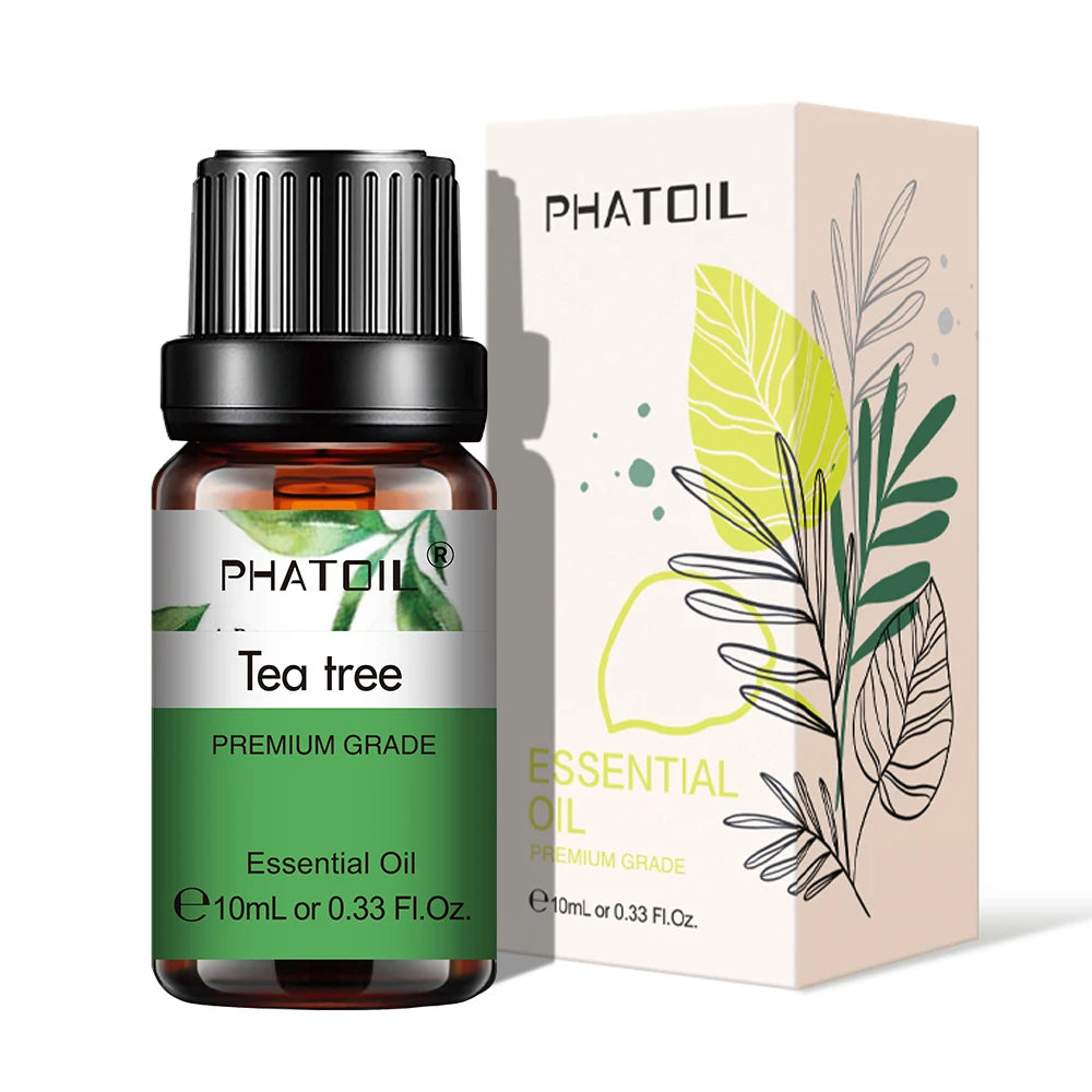 Pure Plant Essential Oil 10ml – Aromatherapy Oil for Diffusers, Humidifiers & DIY, 37 Scents