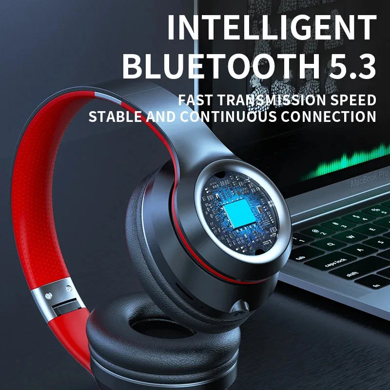 Shoumi Wireless Bluetooth Headphones — TF Card & MP3