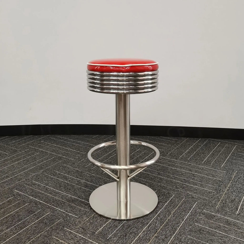 Simple Home Salon Stool — Adjustable Rotating Seat