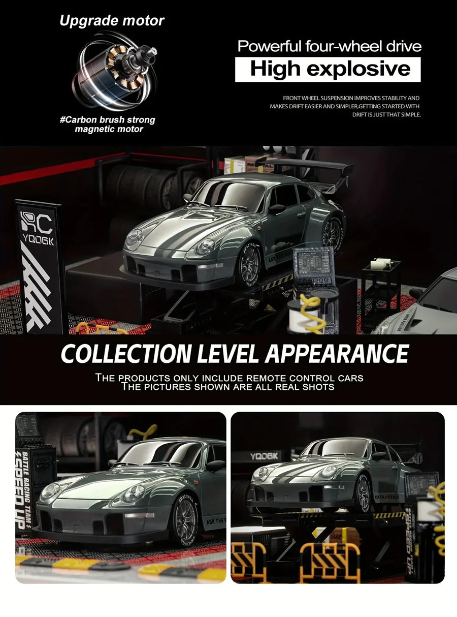 1:24 Scale 4WD RC Drift Car – High Speed Mini Remote Control Racing Car 2.4G