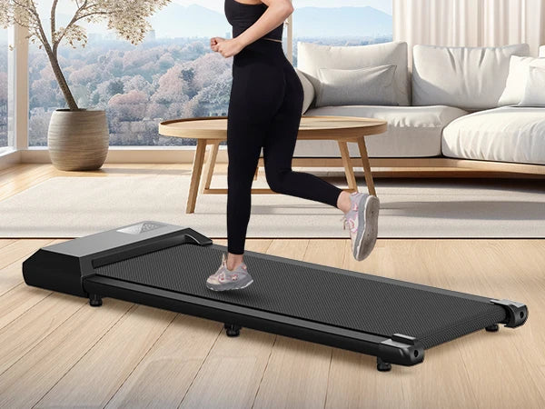 2-in-1 Folding Treadmill & Walking Pad – 300LBS, 2.5HP Motor, LCD Display, Home Walking & Running Machine