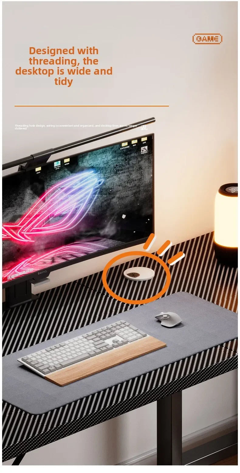 L-Shaped Corner Computer Desk — Home Study Table, Office Writing Desk & E-Sports Gaming Setup