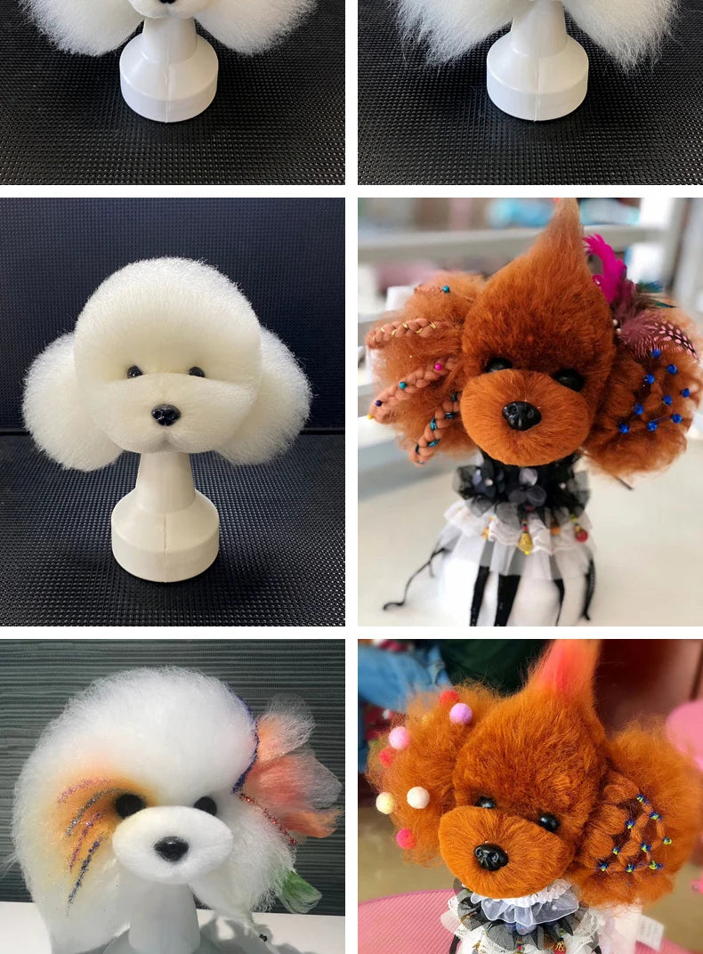 Full-Body Poodle Grooming Practice Model