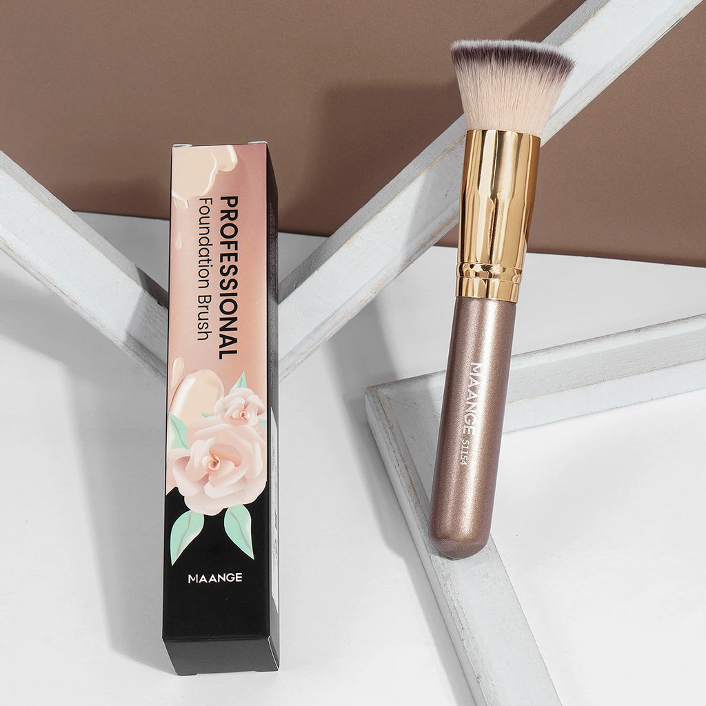MAANGE Single Makeup Brush with Box — Foundation & Blush