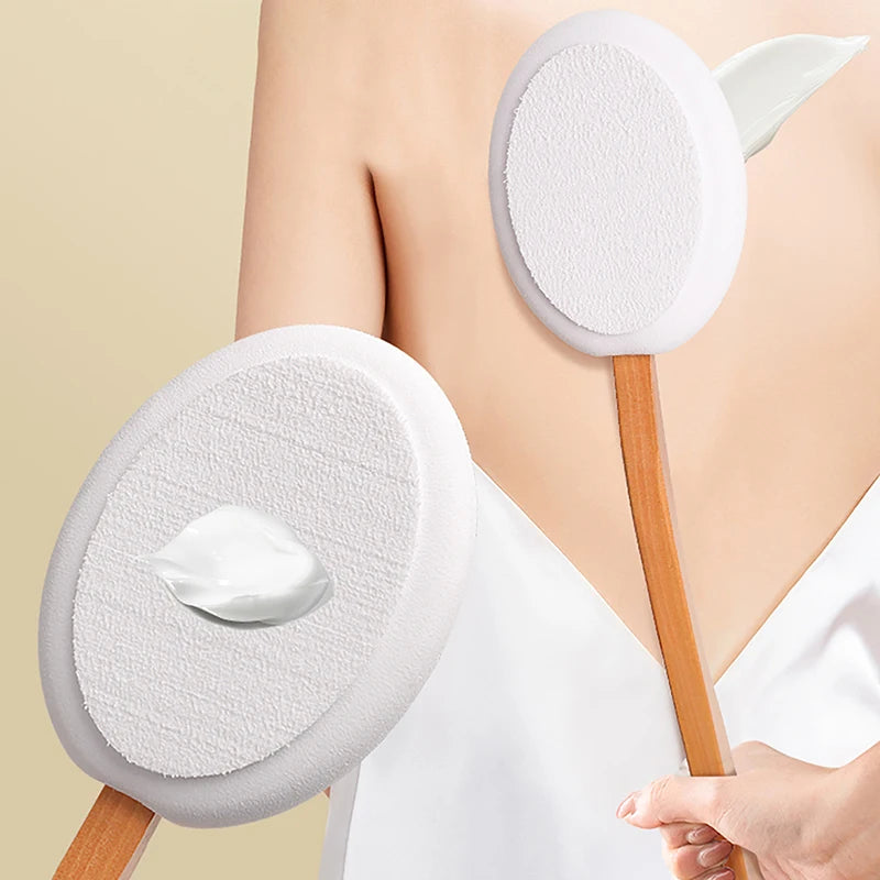 Long Handle Shower Body Brush Scrubber – Multi-Function Sunscreen Applicator & Cleaner Brush