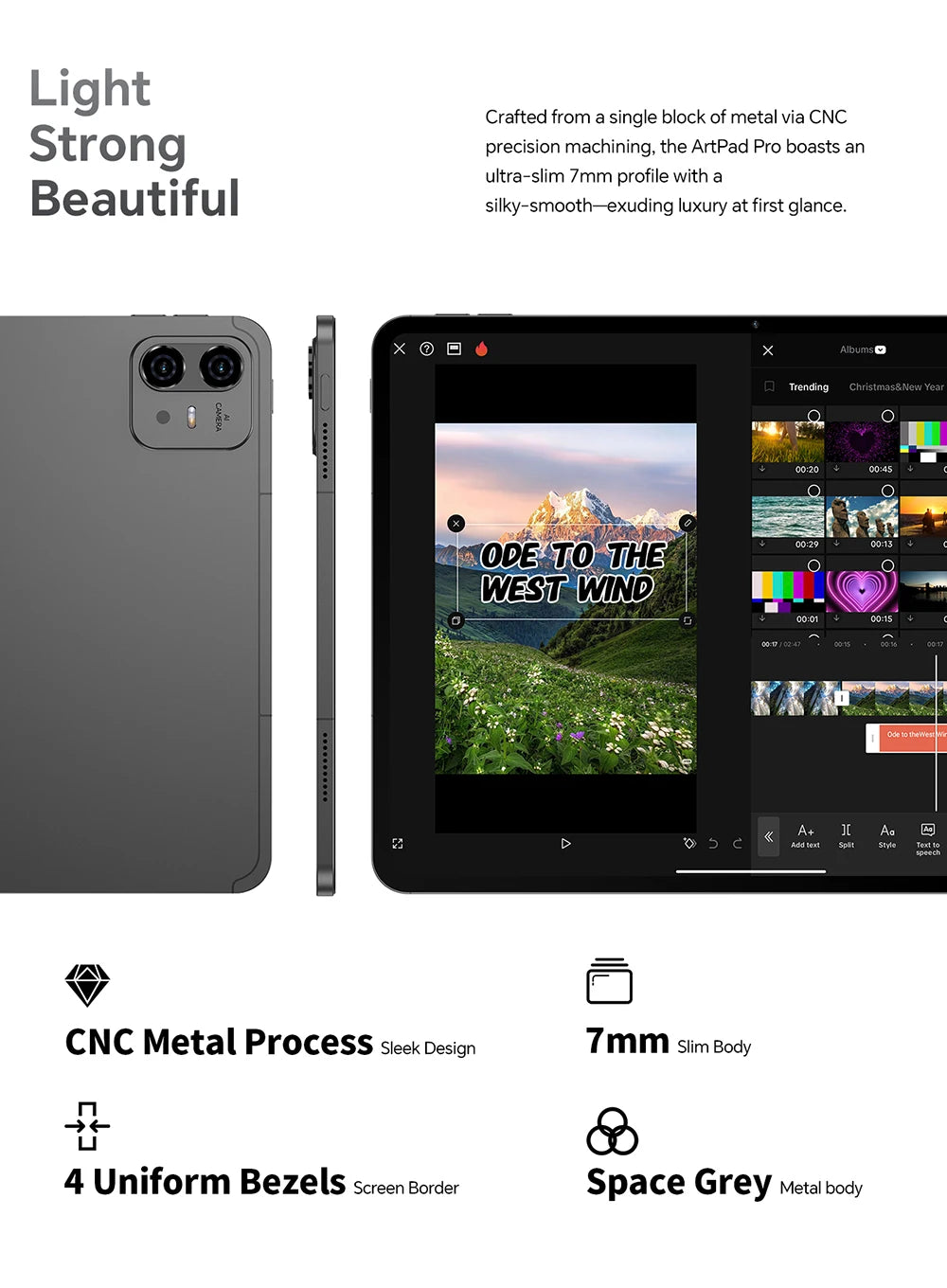 Teclast ArtPad Pro 12.7" 2.2K Android 15 Tablet – 8GB RAM, 256GB, 4G LTE, 10000mAh