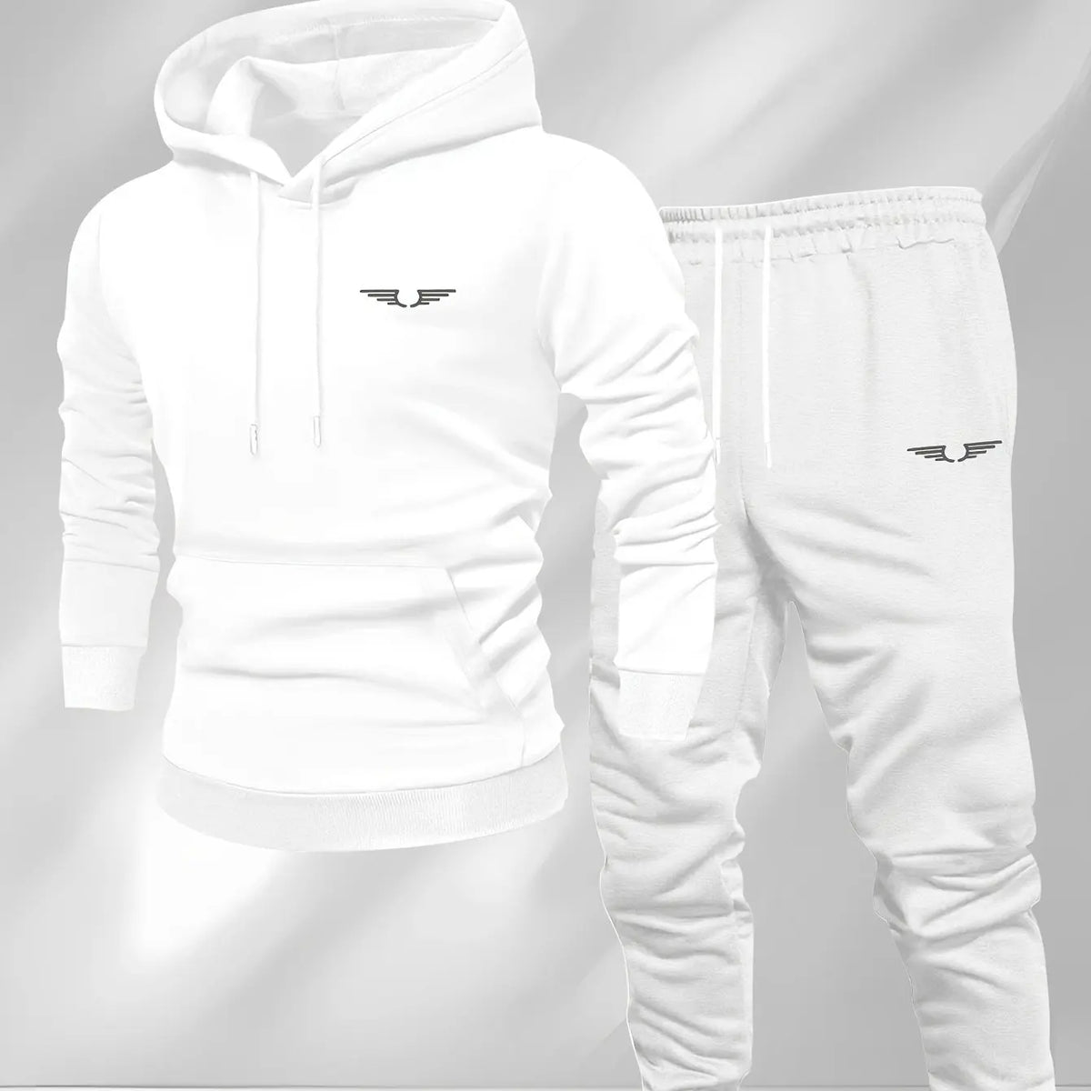 Men's American Streetwear Hooded Sweatshirt – Color Block Long Sleeve Casual Top