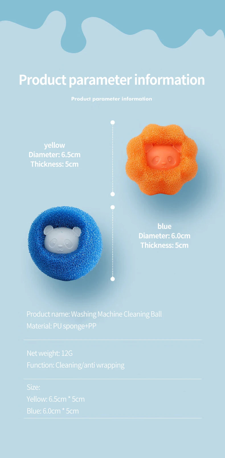 Laundry Balls Pet Hair Remover – Reusable Washing Machine Lint Catcher & Clothes Fluff Cleaner