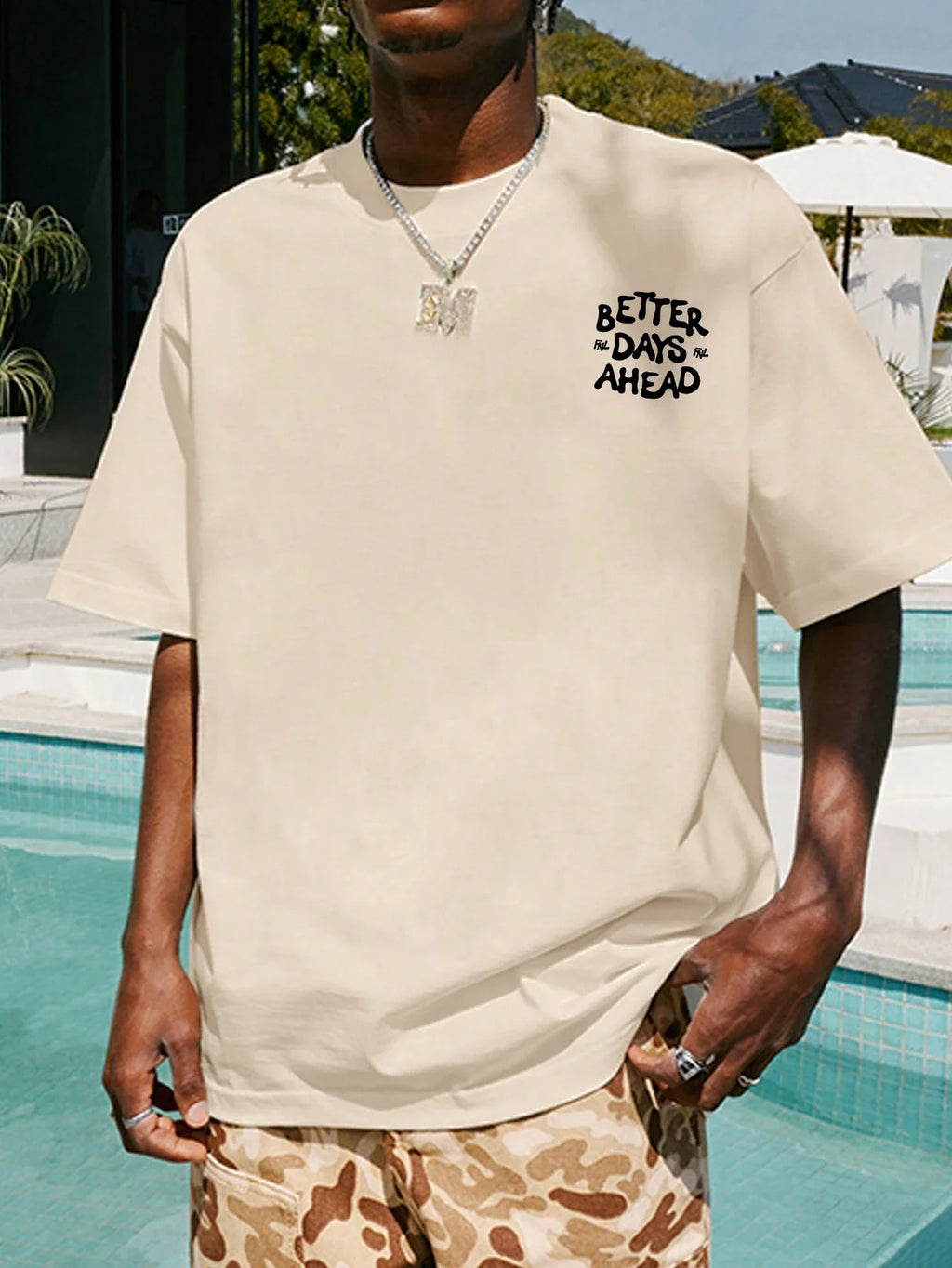 Better Days Ahead Graphic Oversized T-Shirt — Casual Unisex Cotton Tee