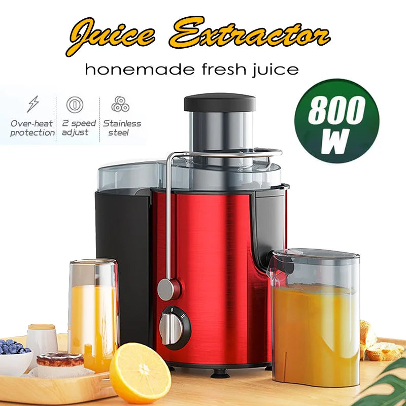 Professional Juice Extractor – Large Capacity, Automatic Slag Separation, Multi-Function Electric Juicer