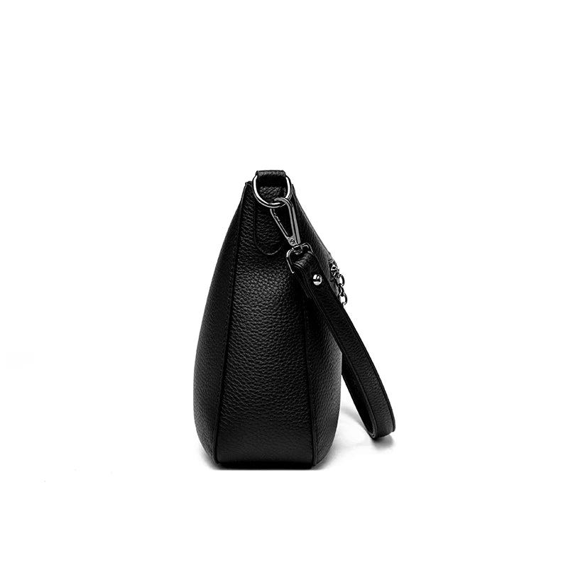 Luxury PU Tote Bag – Sequin & Tassel Designer Shoulder Crossbody Handbag for Women