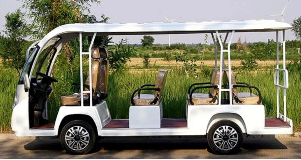 2026 Hot Selling 8-Seater 11-Seater Electric Four-Wheel Golf Cart Scenic Manor/Villa/Tourist Electric Bus