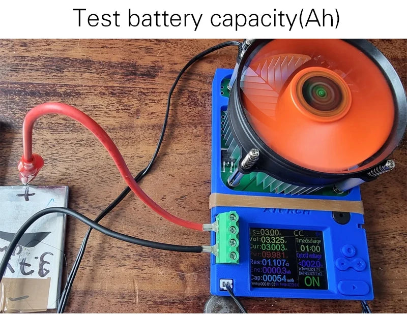 150W 25A Battery Capacity Tester – DC USB Electronic Load & Lithium Discharge Monitor with PC App