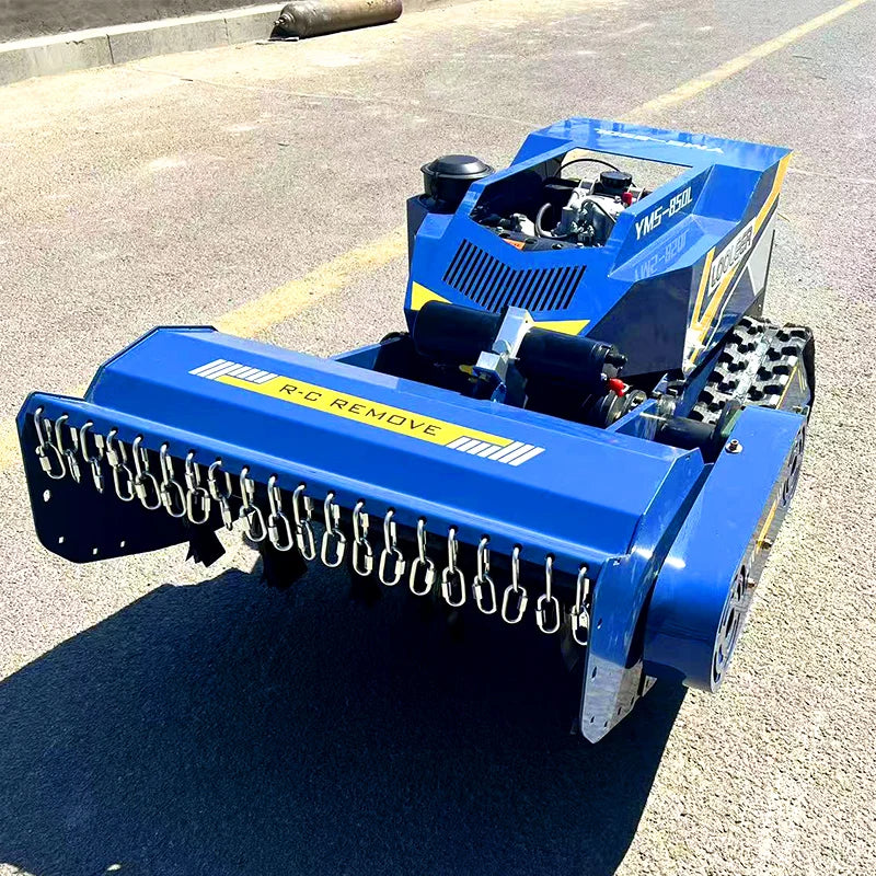 18HP Remote Control Crawler Flail Mower – Forestry Brush & Weed Cutter for Slopes & Rough Terrain