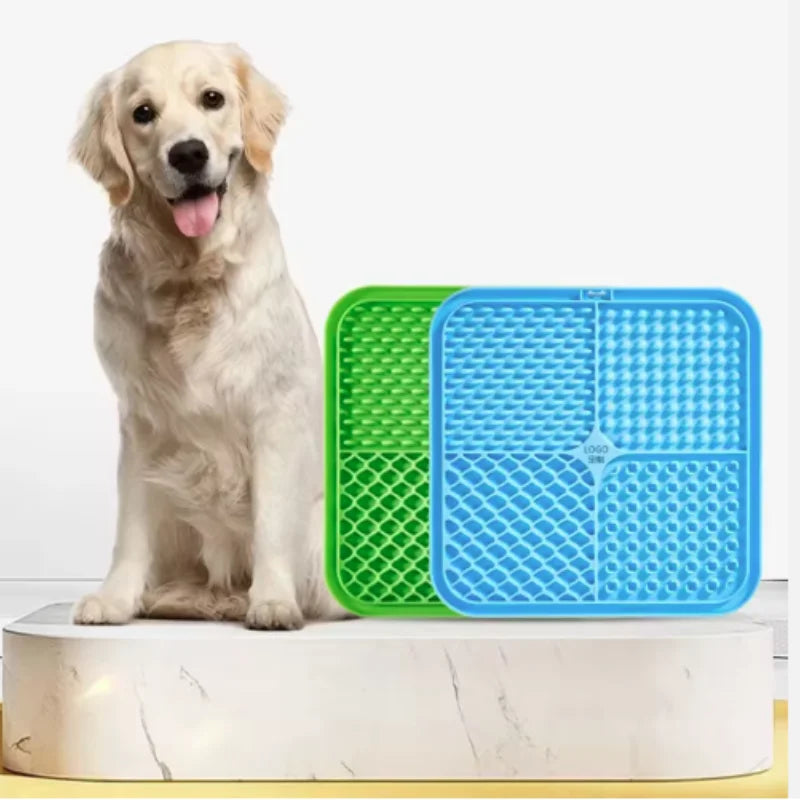 Silicone Slow Feeder Lick Mat with Suction Cup