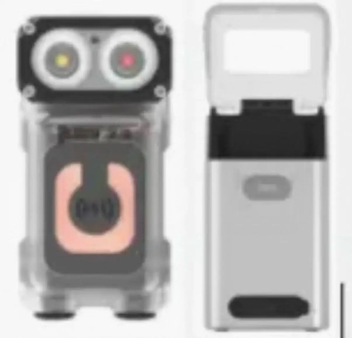WUBEN X3 Lightok 700 Lumen Wireless Charging EDC Flashlight – Swivel Head, Red & White Light, Charging Box