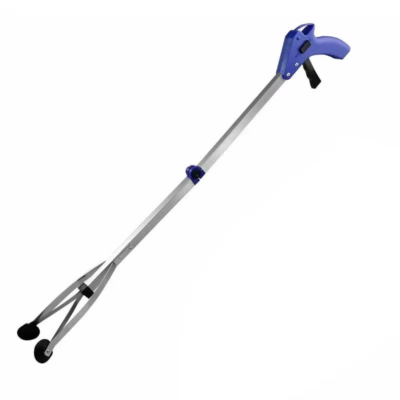 80cm Foldable Grabber Reacher Tool — 360° Rotating Trash Picker & Gripper Extender
