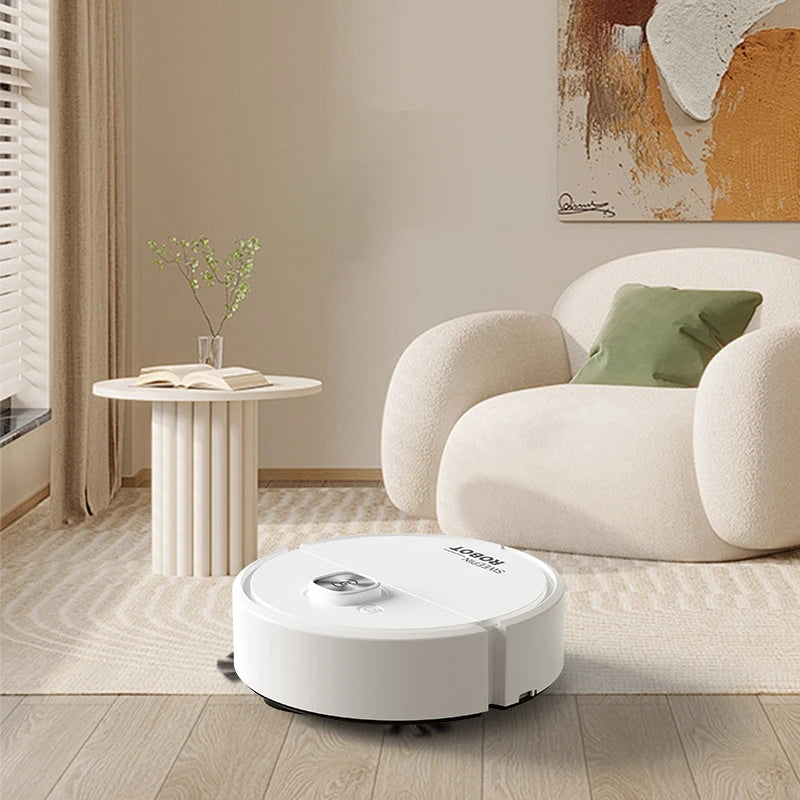Mini 3-in-1 Robot Vacuum Cleaner — Intelligent Smart Sweeping Robot for Home Floor, Carpet, Dust & Mopping