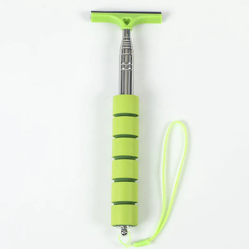 Telescopic Car Rearview Mirror Wiper & Window Cleaning Brush – 21–98cm, 5 Colors
