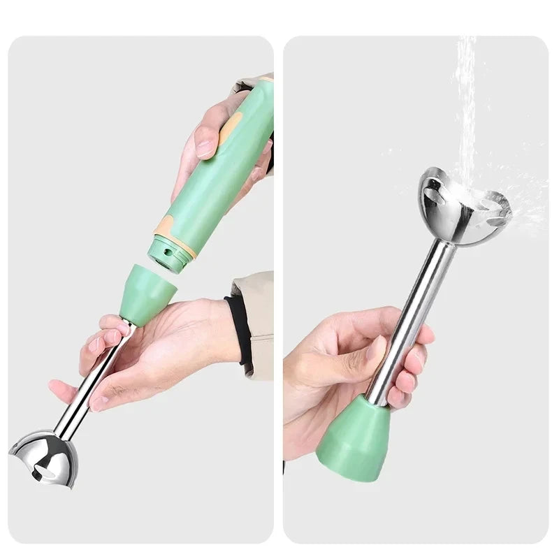 Immersion Hand Stick Blender — Electric Handheld Food & Vegetable Grinder for Smoothies & Sauces