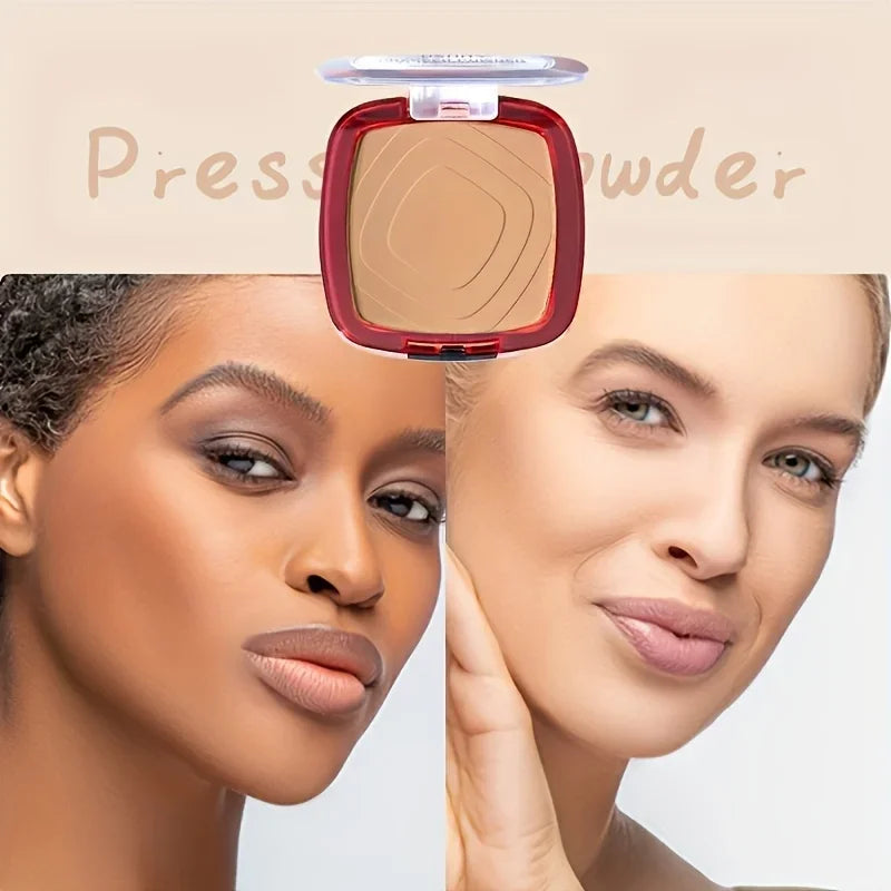 Matte Full Coverage Pressed Powder Foundation — 24H Oil Control