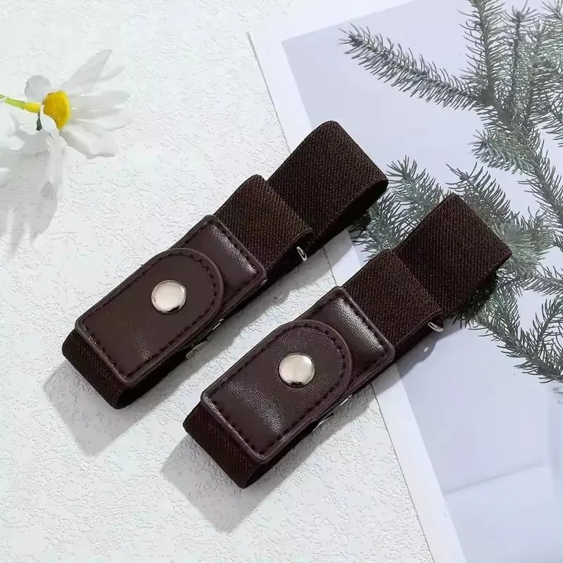 No-Buckle Elastic Invisible Belt for Men & Women
