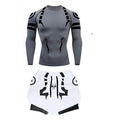 Anime Jujutsu Kaisen 3D Compression Shirt & Gym Shorts – Quick Dry Running Workout Sportswear