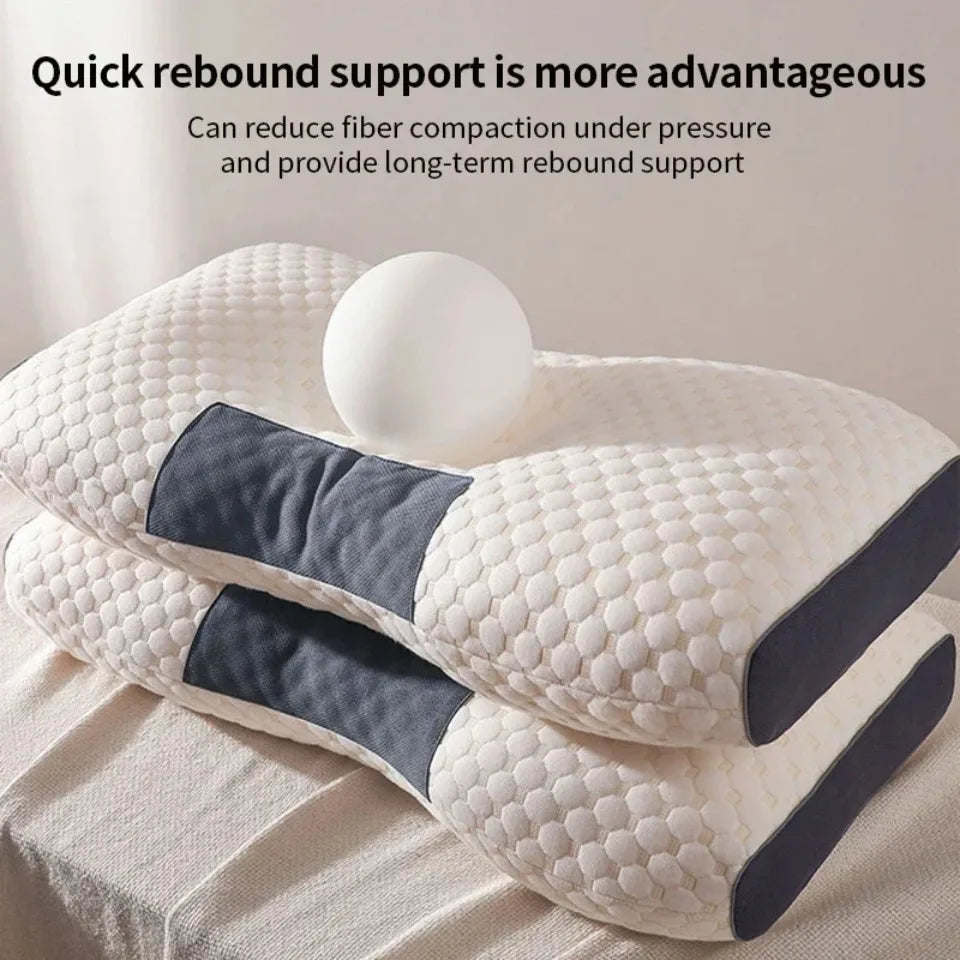 Spa Massage Pillow — Washable Non-Collapse Cervical Support Pillow for Home, Spa & Gift