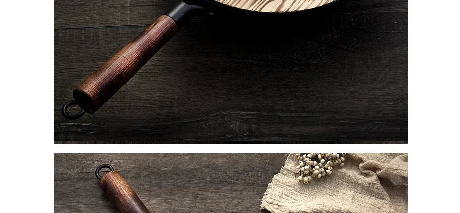 32cm Flat-Bottom Wok – Stir-Fry Pan