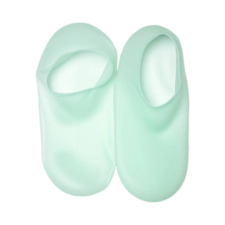 Soft Feet While You Sleep — Moisturizing Silicone Foot Socks | Dry & Cracked Heel Repair, Massage Texture, 7 Colors
