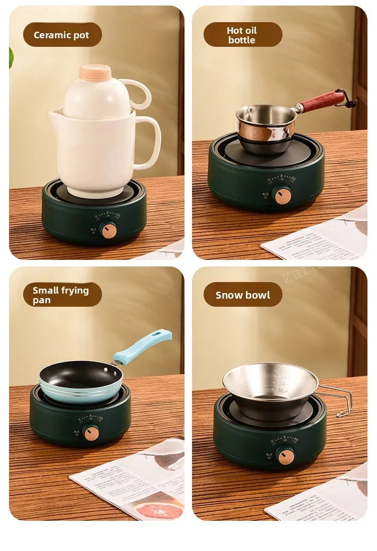 500W Electric Cookware Heating Base — Adjustable Temperature Coffee Stove & Cooking Heater