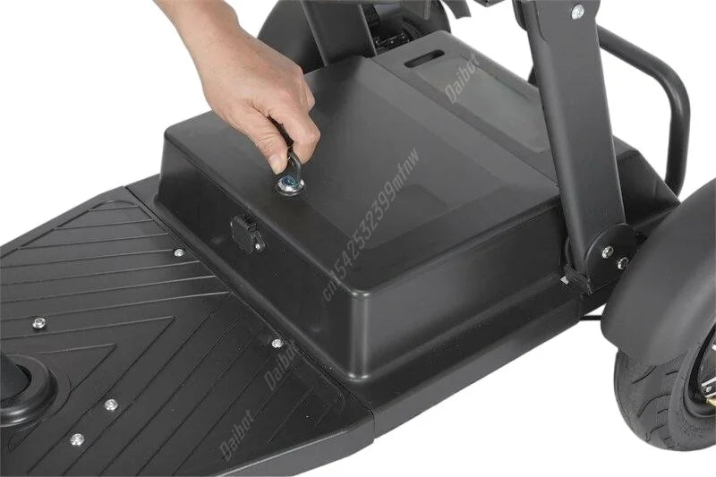 3-Wheel Folding Mobility Scooter for Seniors with Seat