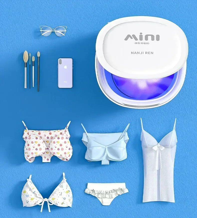Semi-Automatic Household Mini Washer-Dryer Combo — Portable Washing Machine for Apartments, Dorms & Small Spaces