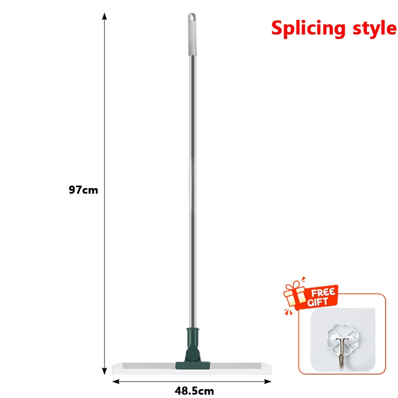 Silicone Broom Wiper Squeegee – Multifunctional Floor, Glass & Mirror Cleaning Scraper