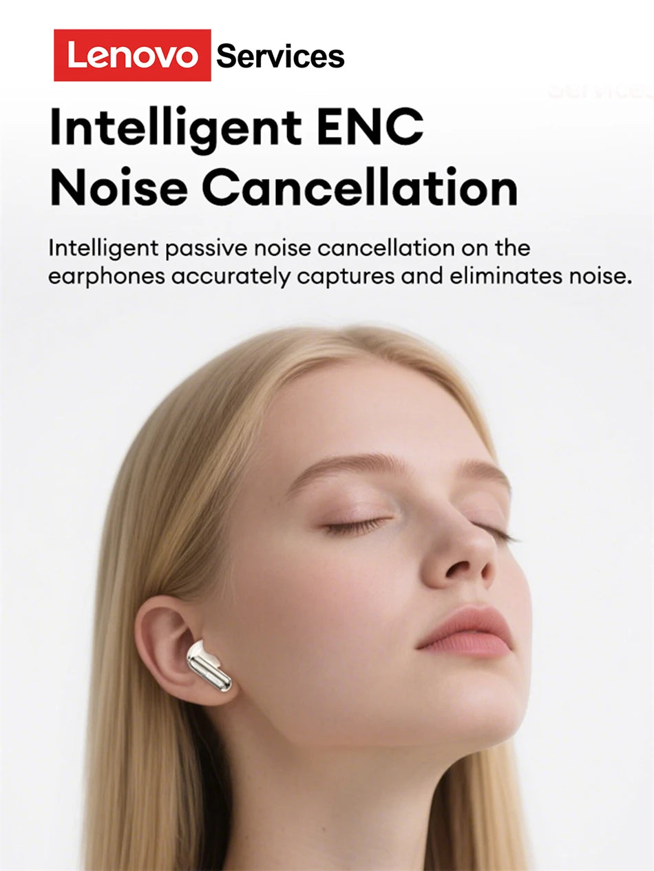 Lenovo LE208 Wireless Bluetooth Earphones — ENC Noise Cancelling Gaming Headset
