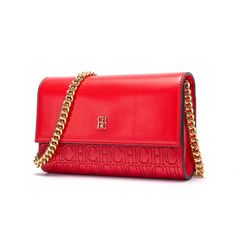 Women's Magnetic Flip Chain Shoulder Bag – Small Square Crossbody Wallet Bag